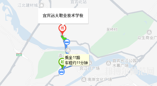 宜賓遠大職業技術幼兒師范學校地址在哪里