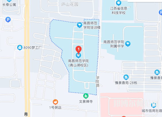 南昌師范學院青山湖校區2023年地址在哪里 